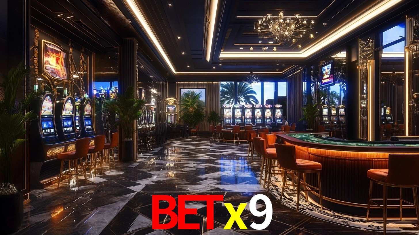 betx9 Logo - Bônus com Rollover Justo